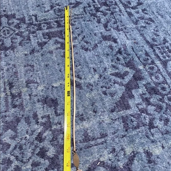 Vintage 12k Gold 19” snake Chain Fob for a Pocket Watch w two clasps - Picture 9 of 9